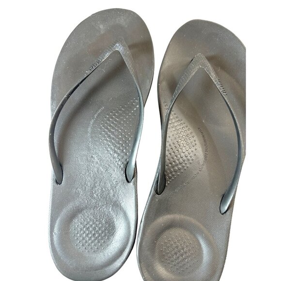 FltFlop Womens Flip flops Black Size 10 - Picture 3 of 8